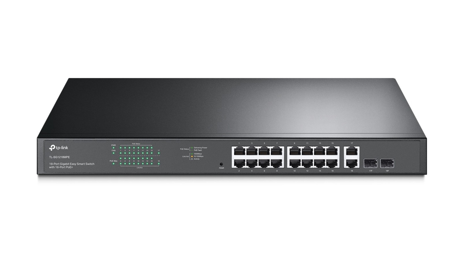 TP-Link TL-SG1218MPE im Test: 16-Port PoE+ Switch f&uuml;r kleine Netzwerke